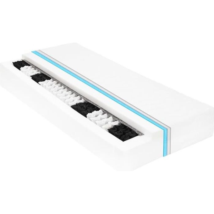 CD•7283Magnifique Matelas Professionnel Matelas pour lit Classique Confortable Matelas 80 200 cm zones Ressort ensaché 20 cm H3