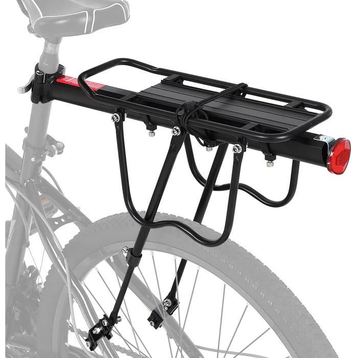 porte-bagages réglable pour vtt - installation rapide - charge maximale : 100 kg - pour vélos de 24 à 29\