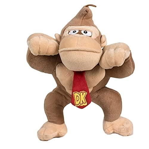 Mario Y Luigi Whitehouse Leisure Super Mario Bros - Peluche Dos Personagens De Super Mario - 22 Centímetros - Mario, Luigi, Toad, Yoshi, Princesa Peach, Donkey Kong - Qualidade Super Soft (Mario Kong Peluche