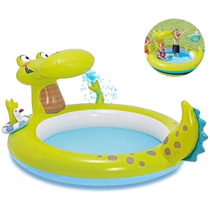 160 x 120 x 55 CM Jeux de Piscine Pataugeoire Gonflable 3 Couches Bassins pour Enfants Jouets de Plein Air Darrosage pour Jardin Ext/érieur pour Enfants Adultes