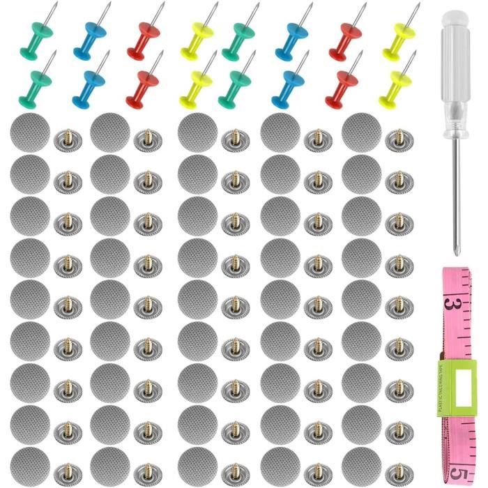 Fixation Plafonnier LOT DE 60 Boutons De Réparation Universels Pour Toit De Voiture En Colle Ciel De Toit Auto