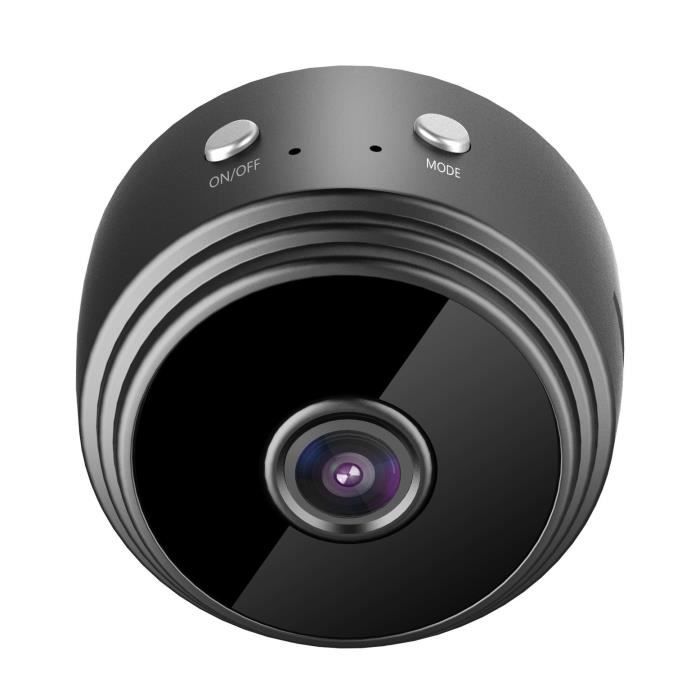 Camera Avec Micro Caméra miniature - Mini caméra WiFi - HD 1080p - Vision nocturne ...