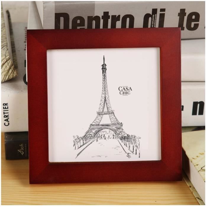 Cadre Photo Moderne Sur Mesure Infantasie N°2 - Gris Bleu, Bois MDF, 30x16 Cm