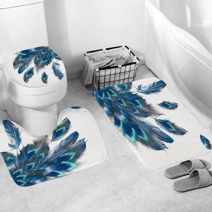 Abattant Wc,3 pièces housse de siège de toilette antidérapant échelle de  poisson tapis de bain salle de bain cuisine tapis - Type B - Cdiscount  Bricolage