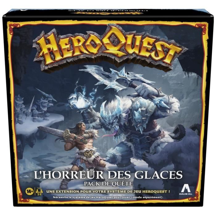 HeroQuest extension 'horreur des glaces à partir de système de jeu HeroQuest requis Avalon Hill