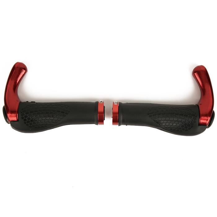 Guidon Vélo Extra Long Avec Poignées Confort - Parfait VTT Et Montagne - 31.8mm - 3 Pièces