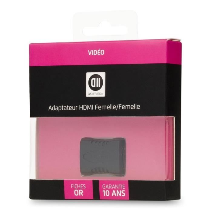 D2 Adaptateur HDMI 0 femelle/ femelle