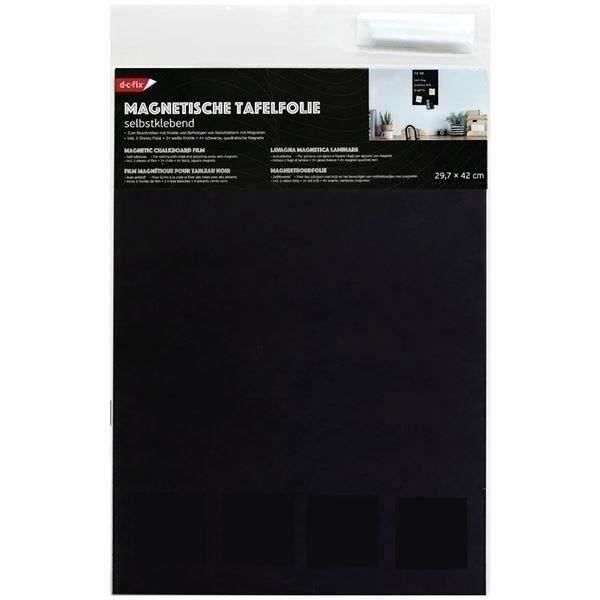 D-C-FIX Adhésif tableau noir et magnétique - 42 x 29.7 cm - x2