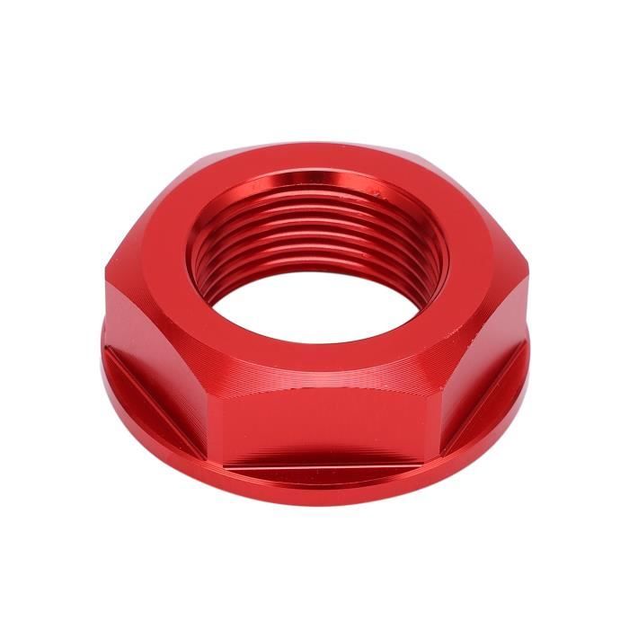 Écrou d'axe de Roue, Remplacement de l'Écrou de la Roue du Moto M16x1.5 pour CRF250R 04-21 pour Moto (Rouge Écrou d'axe de Roue, Remplacement de l'Écrou de la Roue du Moto M16x1.5 pour CRF250R 04-21 pour Moto (Rouge