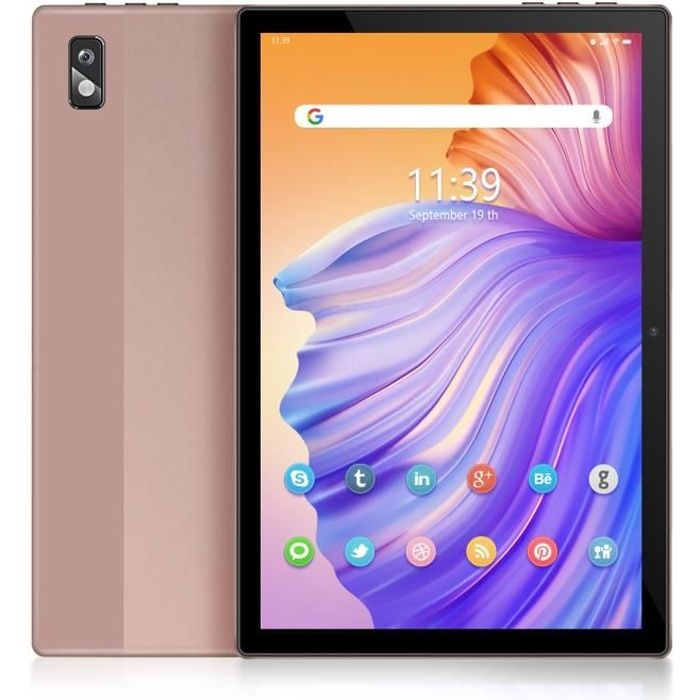 Tablette Tactile – DUODUOGO – Tab S6 – 101 – 64Go – Android 10 – 5G – Rose