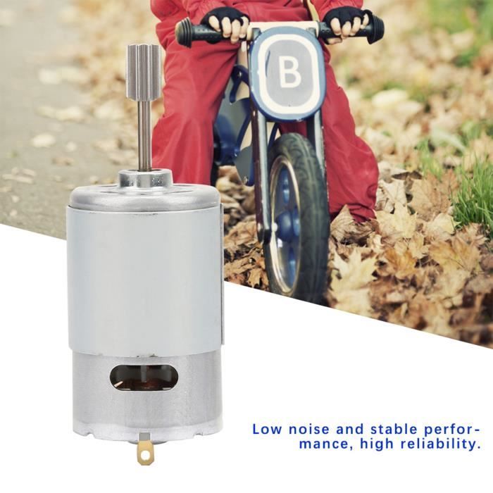 Moteur RS550 12V 335W – 55W à Grande Vitesse Pour Moto Enfant, Voiture Jouet, Etc.