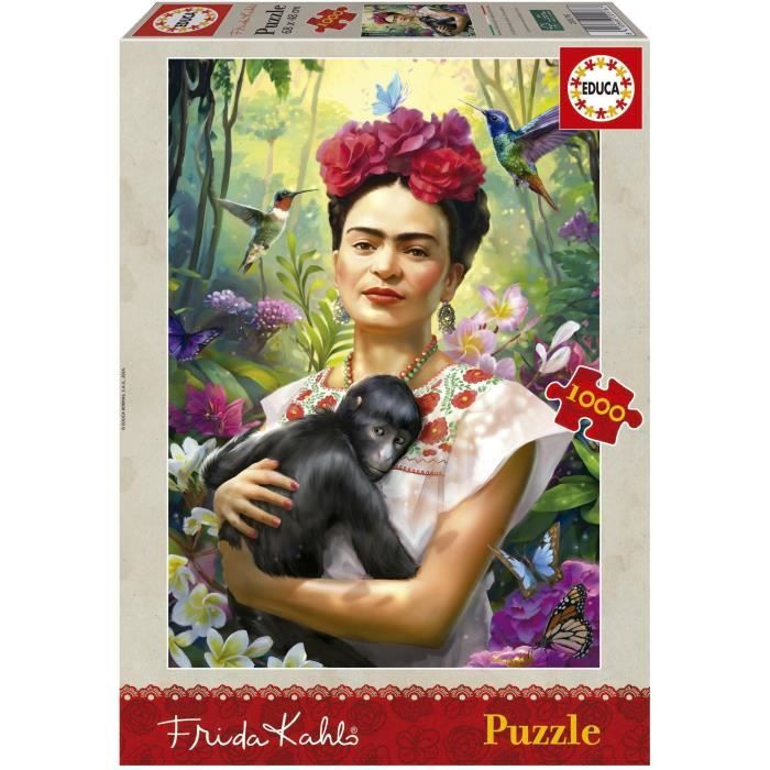 Puzzle EDUCA Le Jardin de la Vie 1000 pièces 34 x 48 cm Thème: Frida Kahlo - vue 8