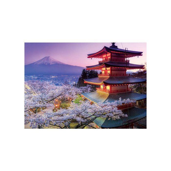 Puzzle Adulte 2000 Pieces Paysage Du Japon Mont Fuji - Collection Asie - Montagne