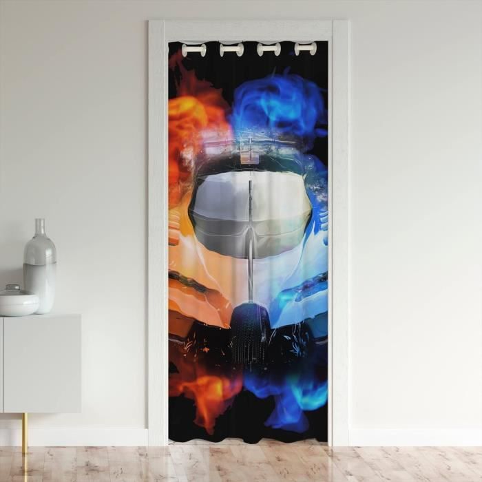 Rideau De Douche/diviseur Pour Voiture, Campeur, Van - 180x230 Cm, Crochets Magnétiques, Protection Intimité Et Soleil