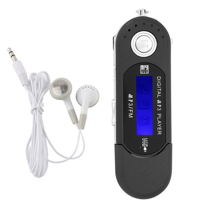 GOTOTOP lecteur de musique MP3 numérique USB portable Prise en charge