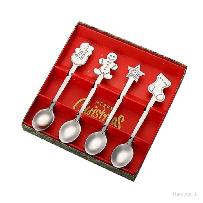 Cuillères à Expresso En Acier Inoxydable Pour Café Sucre Dessert Gâteau Crème Glacée Soupe Antipasto Cappuccino