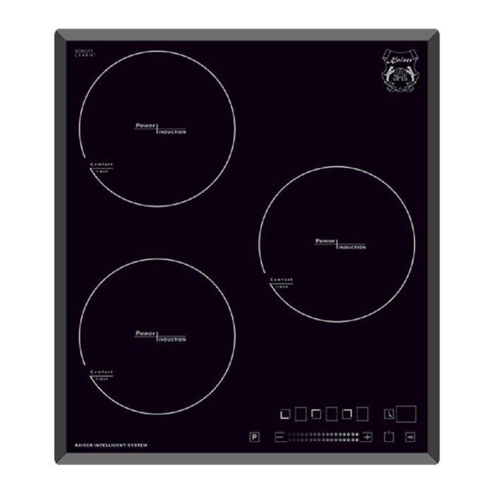 Kaiser KCT 4746 FI Plaque de cuisson à induction, 45 cm, sans cadre, facettes,Cuisinière à induction