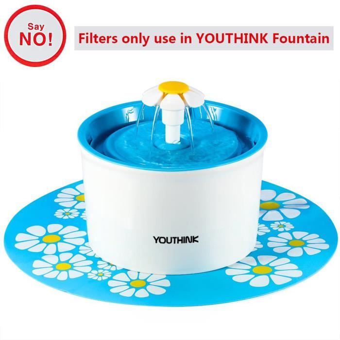 Comparer les prix de VIL 4pcs Filtre d'alimentation de fontaine pour animaux de compagnie 123632