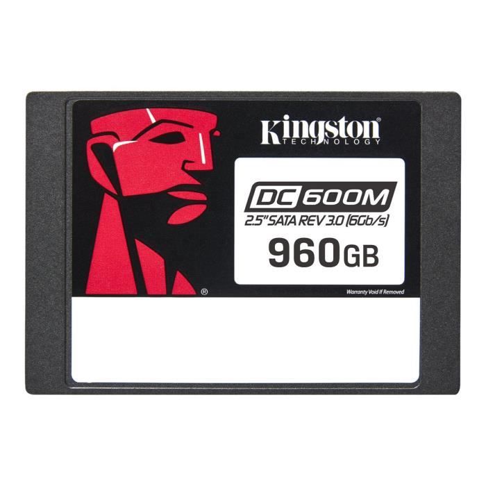 - Kingston - Kingston DC600M - SSD - Mixed Use - 960 Go - SATA 6Gb/s