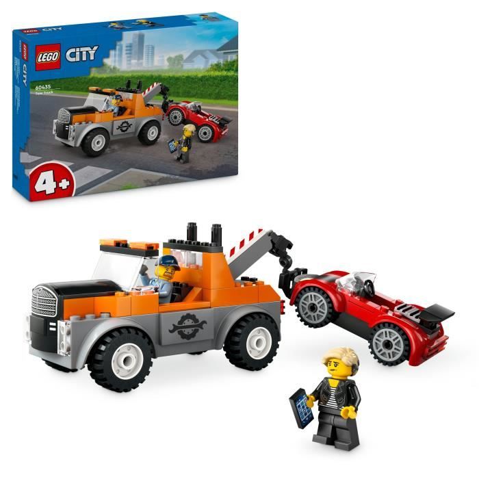 Lego City La Dépanneuse Et La Voiture De Sport 60435 Lego La Boîte - vue 5