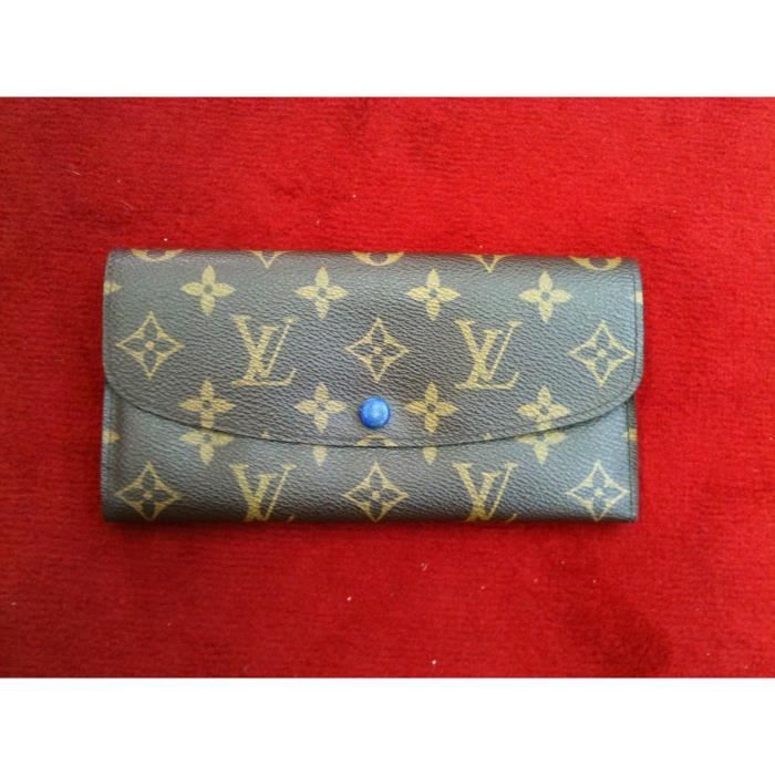 Portefeuille amerigo en toile Louis Vuitton Grey in Cloth - 34913171