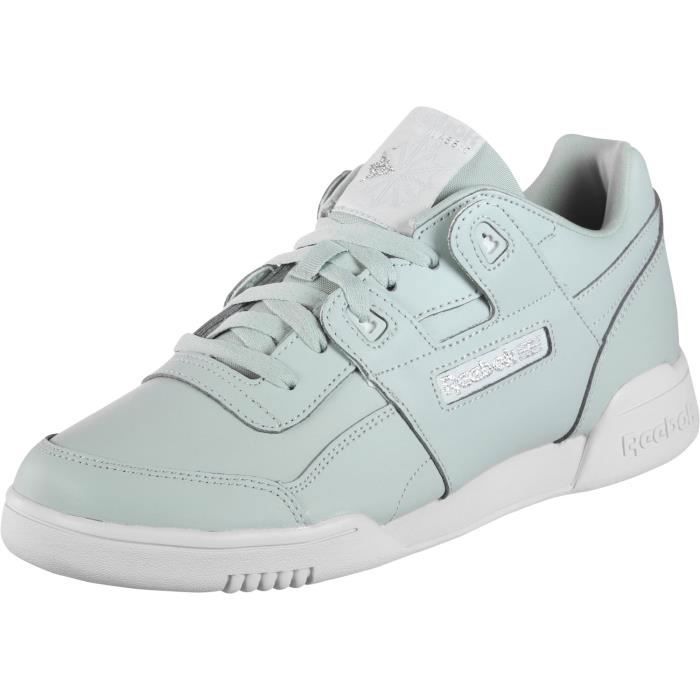Reebok Chaussures de détente Reebok Workout Plus W pour femme - Blanc/Or rose