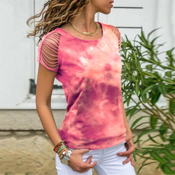 Tee shirt femme tie and dye deals