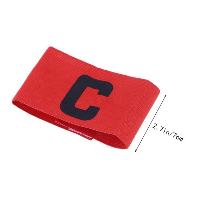 4 Brassards De Capitaine Réglables - Pour Football, Basket, Volley - Nylon Confortable Et Scratch Solide Unisexe - 7