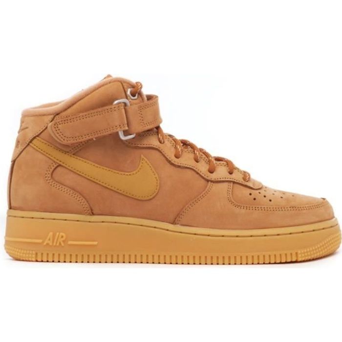 Chaussures Nike Air Force 1 Mid '07 WB DJ9158-200 Brun Cuir