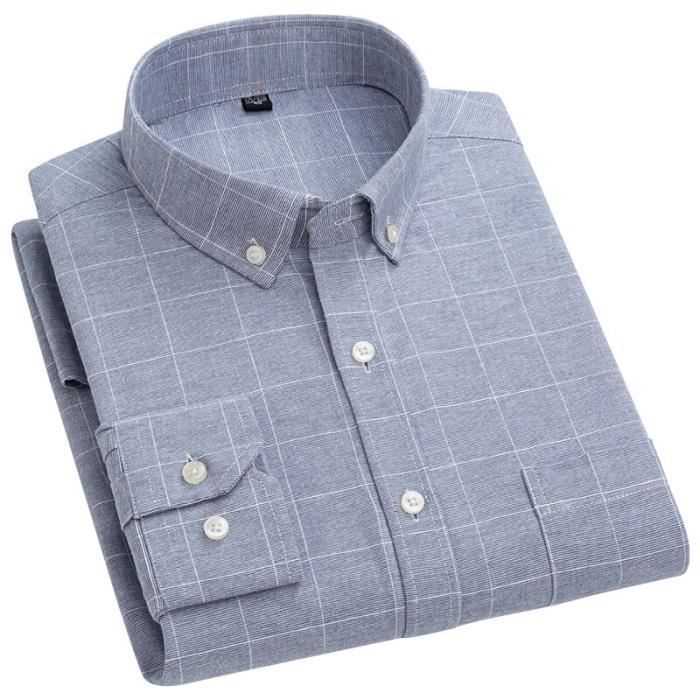 Chemise Pour Homme Carreaux Bleu Gris - ESPRIT - Mode | Tendance 2026