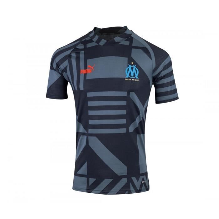 Maillot Homme Puma OM Olympique de Marseille Pré-Match Bleu Saison