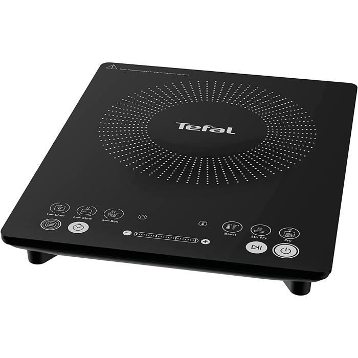 Tefal Plaque à Induction Everyday Slim Plaque Electrique 6 Programmes