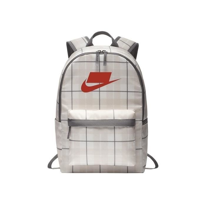 Sacs a dos NIKE Heritage 20 Beige Rouge Cdiscount Bagagerie Maroquinerie