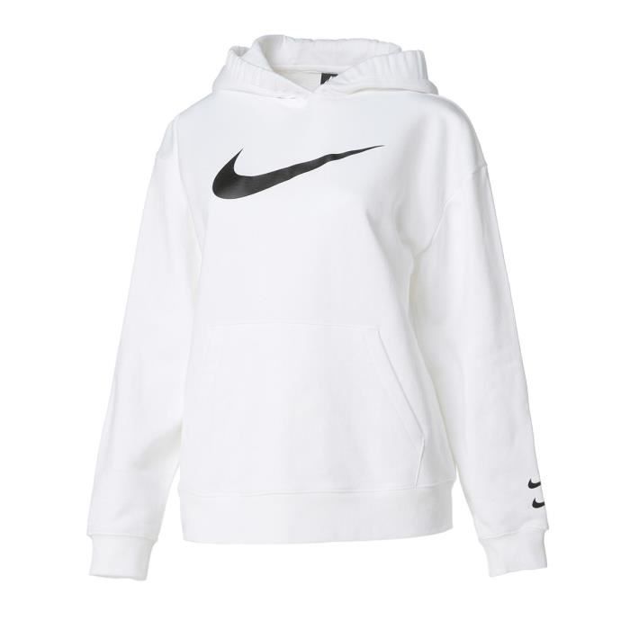 Nuclear Trampolín tortura NIKE Sweat Hoodie Blanc Femme Blanc - Cdiscount Prêt-à-Porter