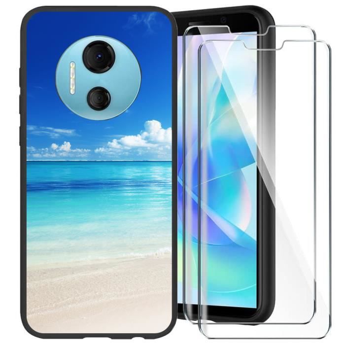 BMPNLSZ Flip Case Para Doogee S97 Pro + [4-Pack] Cristal Templado