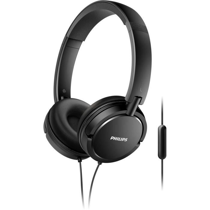 Casque audio filaire avec micro intégré