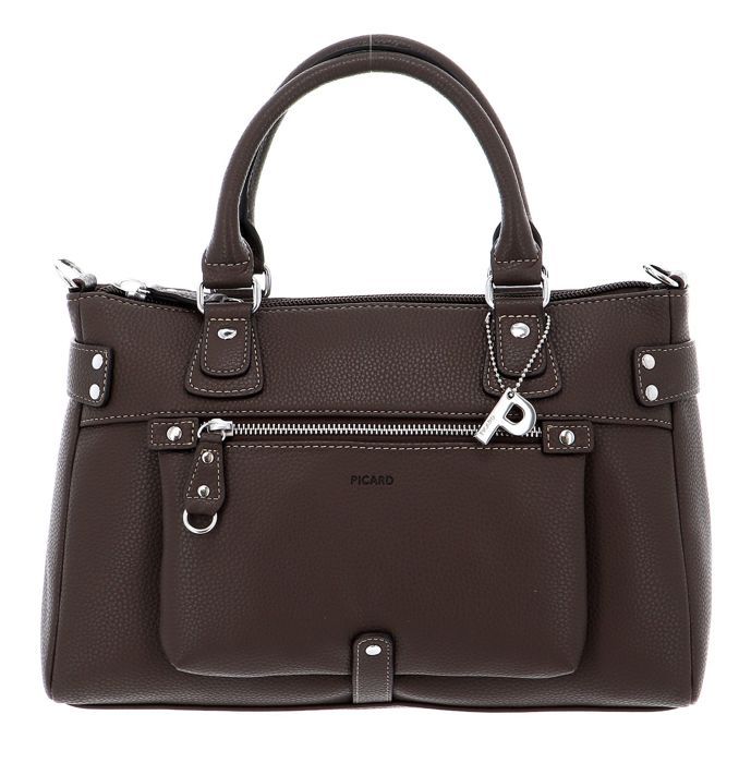 Sac à main PICARD Loire Shopper Taupe 80551 Marron