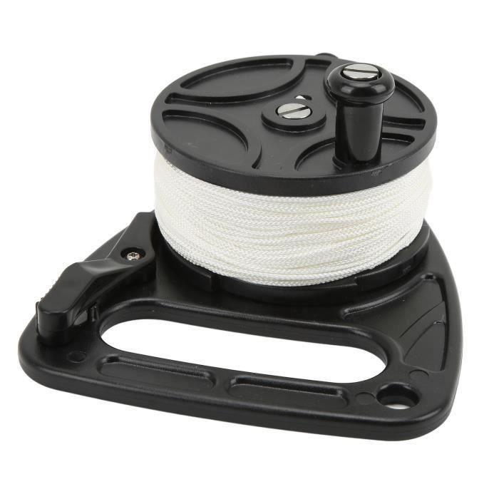 Moulinet De Plongée Sous-Marine Anti-Corrosion – 46 M De Fil Nylon Tissé 8 Brins – Changor