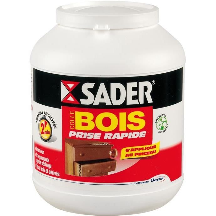 SADER Colle bois rapide - 650 g