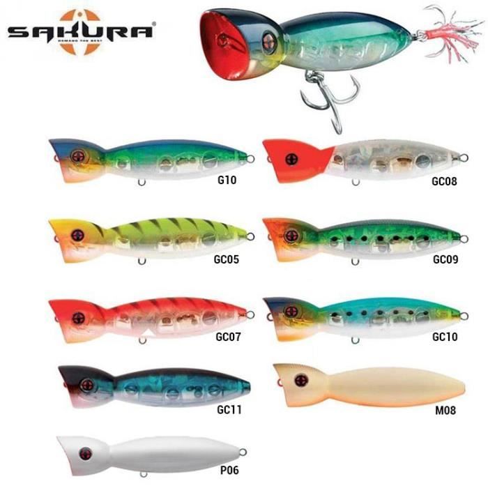Leurre De Pêche Popper 11.5g 8cm Flottant Pour Carnassiers En Eau Douce