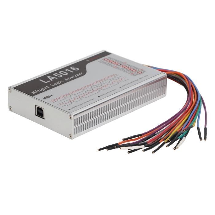 Analyseur Logique USB LA1010 – 16 Canaux, 100 MHz, Compatible PC Windows/Mac/Linux