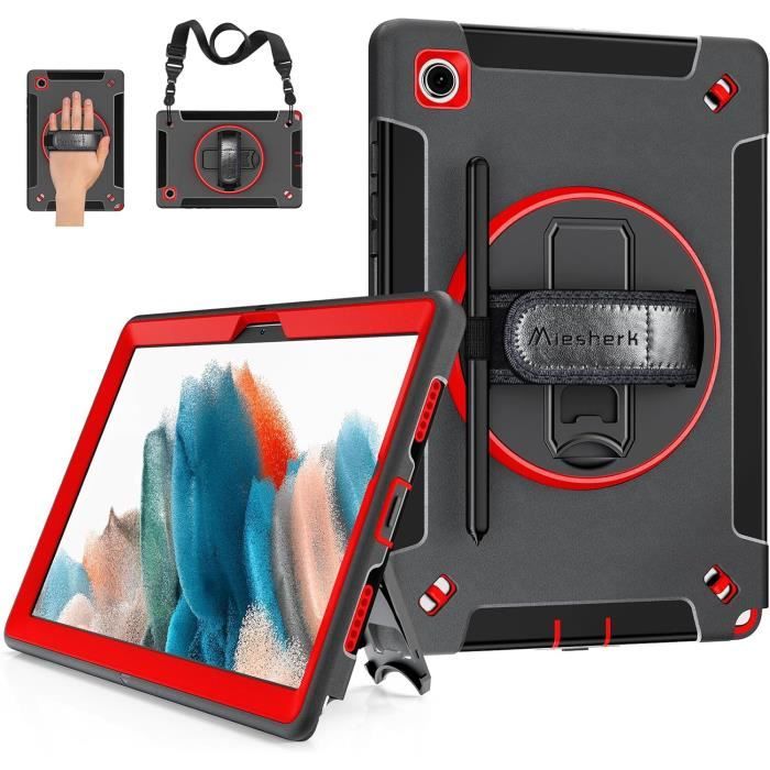Coque étui Pour Tablette Telekom T Tablet 2 10.1 Pouces - Housse Avec Support, Veille Automatique, Protection Slim, Noir - 9