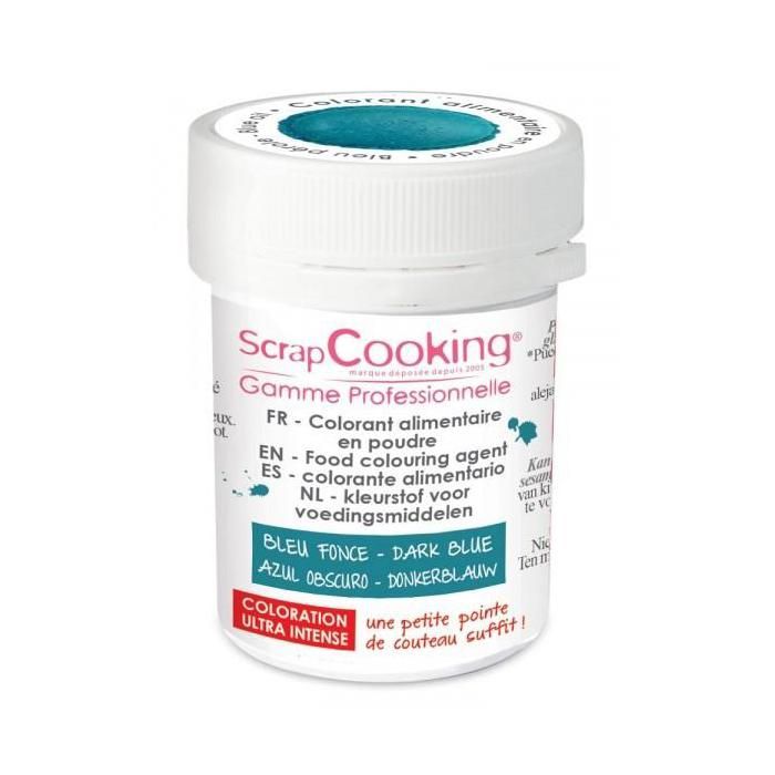 SCRAP COOKING Colorant Artificiel en Poudre, Sans Saveur, Rouge, 5 g :  : Epicerie