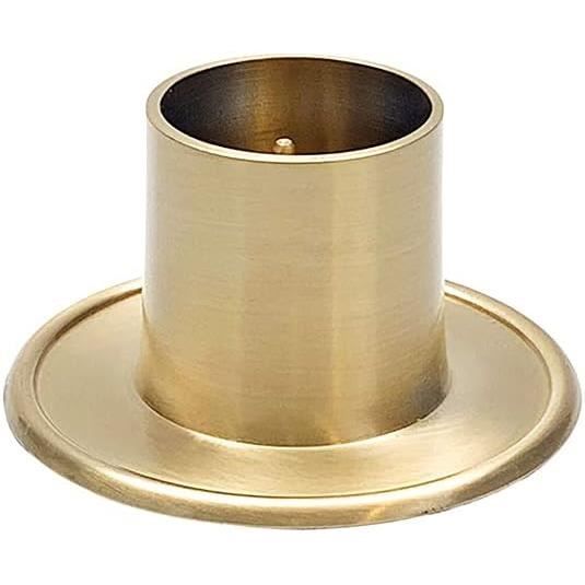 FRITZ COX Bougeoir doré en laiton 'Memento' pour bougies de 4 cm Design ...