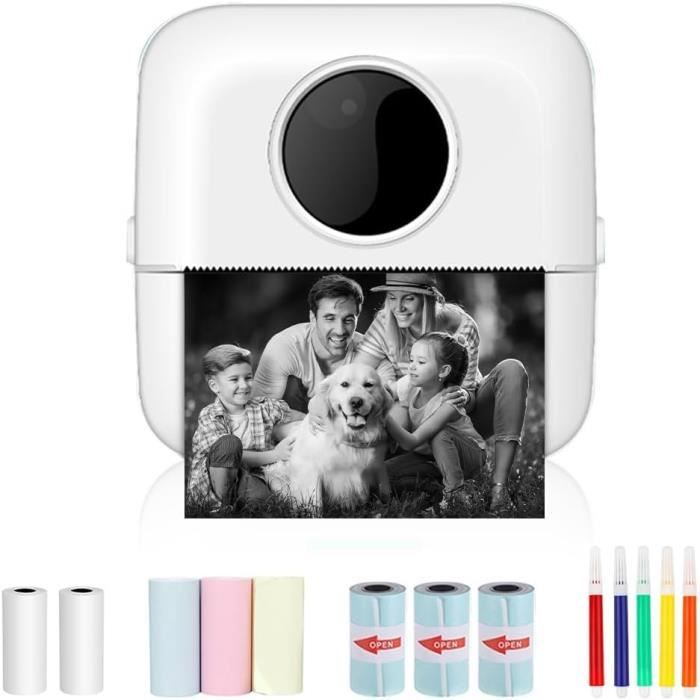 Mini Imprimante Portable Thermique Pour Smartphone - Imprimante Photo Autocollante IOS Android