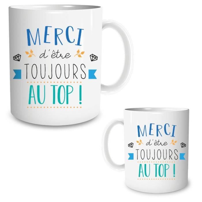 Cadeau De Remerciement Mug Merci D Etre Toujours Au Top Cdiscount Puericulture Eveil Bebe