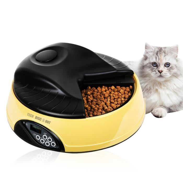 Td Gamelle Automatique Croquettes Distributeur Programmable Pour Animaux De Compagnie Chat Chien Quatre Repas Eau Lapin Enregistreu Cdiscount