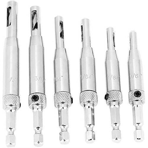 EJ.life Forets à trous carrés pour le travail du bois 4pcs 6-10mm bois