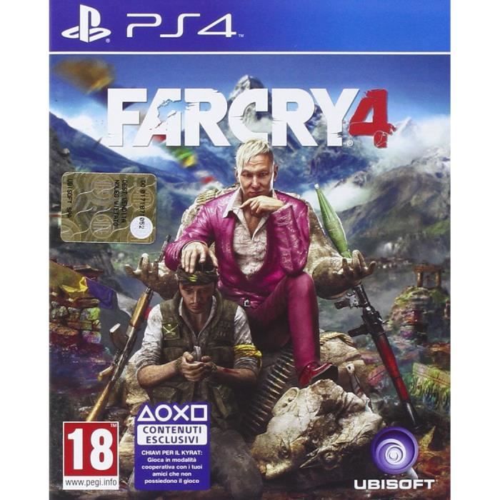 Jeu PS4 - Far Cry 4 - Ubisoft - Tir FPS - PEGI 18+ - Plateforme Blu-Ray