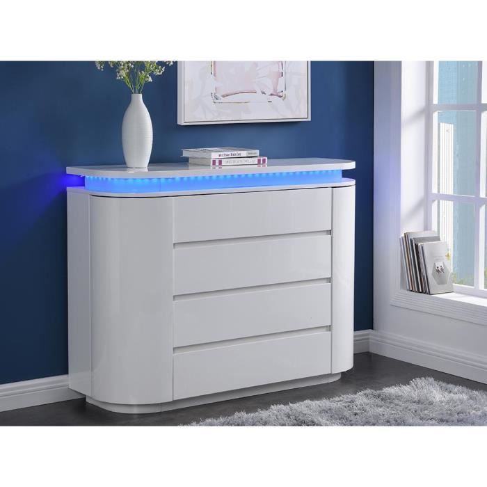 Meuble Salle De Bain 80 Cm Blanc – Avec Vasque Céramique, 4 Tiroirs, 2 Portes Vitrées – Design Moderne